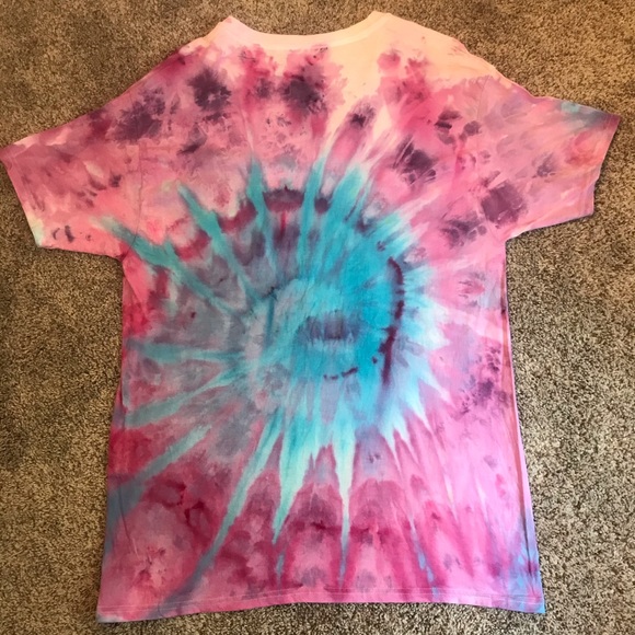 Custom Tie Dye Tshirt Unisex Size Large - Picture 2 of 8